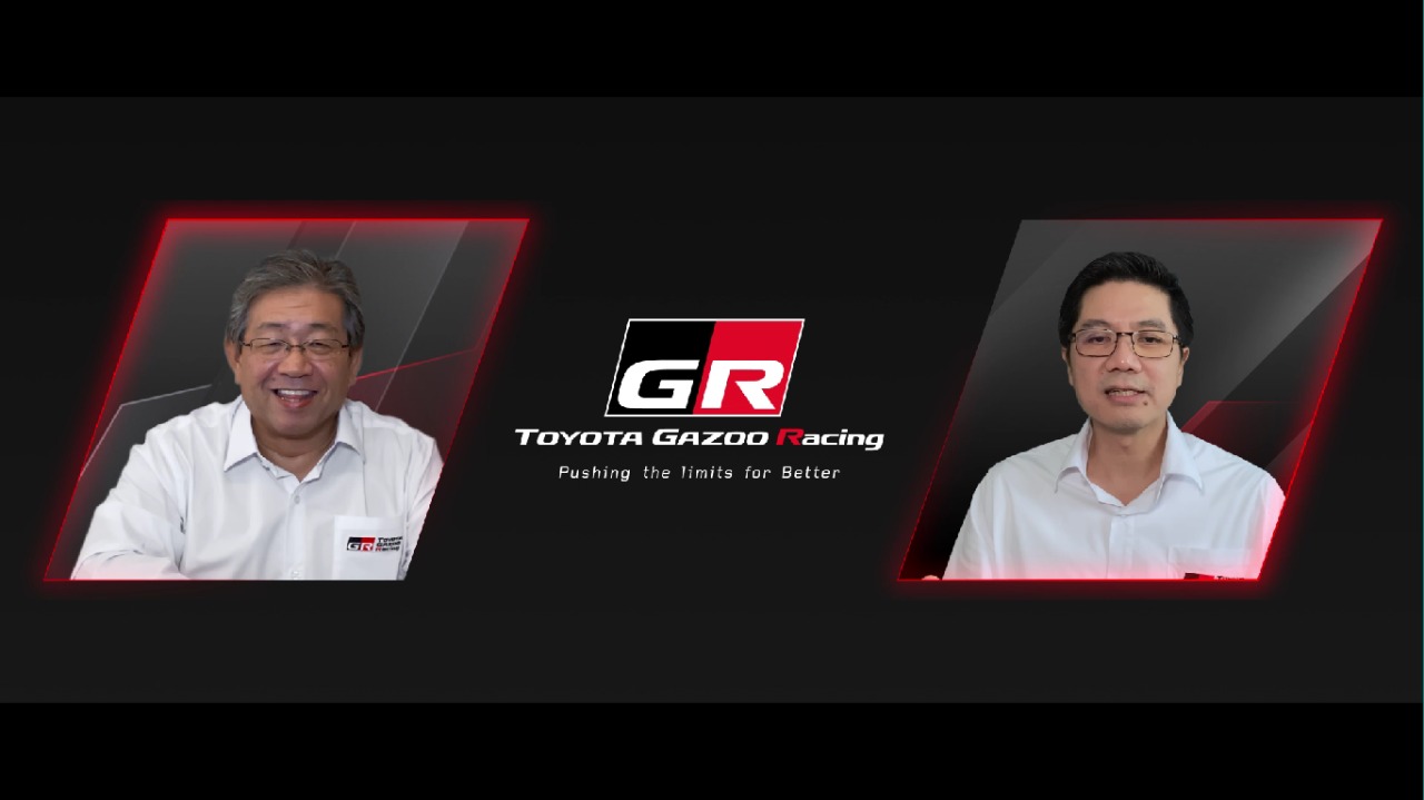 Susumu matsuda kiri selaku president director tam bersama henry tanoto kanan selaku vice president director tam pada event digital launch introducing toyota gazoo racing